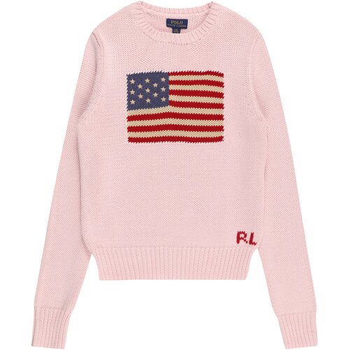 Polo Ralph Lauren Pulover bež / marine / roza / rdeča Cene