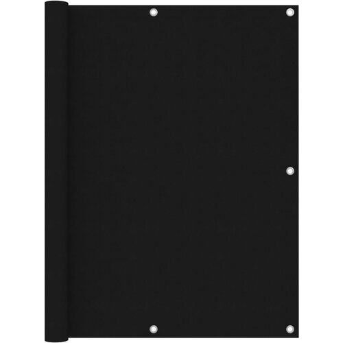 vidaXL balkonski zastor crni 120 x 300 cm od tkanine Oxford Cijene