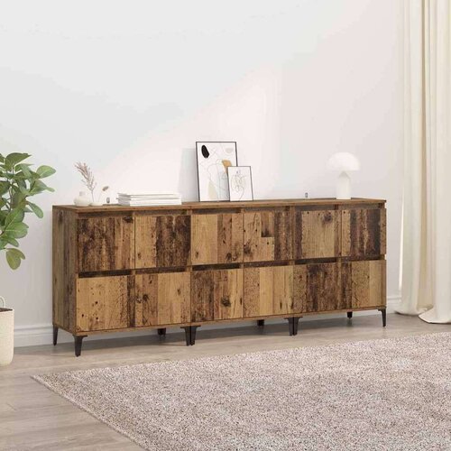  Stranske omare 3 pcs Star les 60 x 35 x 70 cm Konstruiran les, (5000107792) Cene