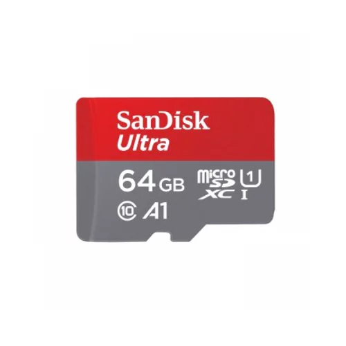 Sandisk Ultra microSDXC 64GB + SD Adapter 140MB/s A1 Class 10 UHS-I - SDSQUAB-064G-GN6MA