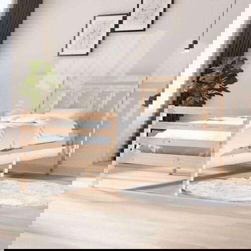  Posteljni okvir trden les 100x200 cm, (20644619) Slike