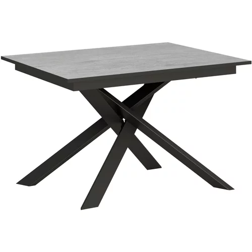 Itamoby   Ganty (90x120/180 cm) - siva/antracit, barva nog: antracit - raztegljiva jedilna miza, (20842798)