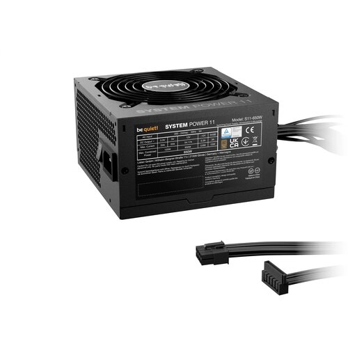 Be Quiet! BP011EU system power 11 650W, 80 plus bronze efficiency (up to 89.7%), temperature-controlled 120mm quality fan reduces system noise Cene