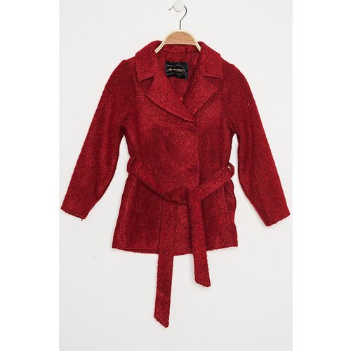 Dewberry Z8000 GIRLS' COAT-BURGUNDY Cene