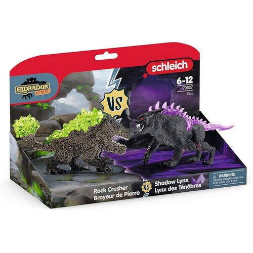 Schleich Igračka Shadow Lynx vs. Rock Crusher 70827 Slike