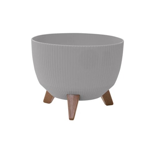 Siena Garden OSLO STRIPE LA963-27 posuda za biljke polipropilen siva Cijene