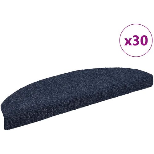  Prostirke za stepenice, samoljepljive, 30 kom, 65x21x4 cm, plave, poluokrugle, velike Cijene