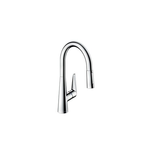 Hansgrohe Talis M51 200 Chrome baterija (slavina) za sudoperu sa izvlačećim tušem 2 mlaza 72813000 Cene