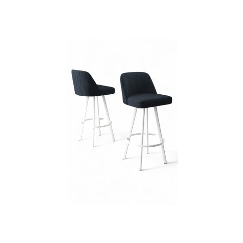 Hanah home Set barskih stolica (4 komada) Atex Anthracite White Cene