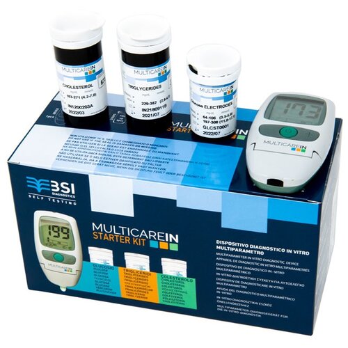 BSI MultiCareIN 3v1 merilnik sladkorja, trigliceridov in holesterola STARTER KIT Slike