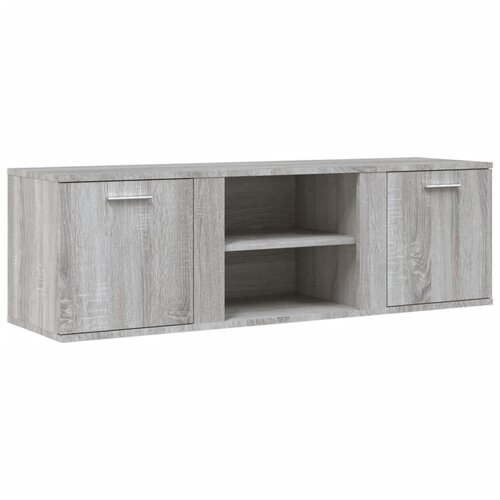 Maison Chic TV omarica - TV enota - Televizijska omarica siva sonoma 120x34x37 cm iverna plošča, (21700061) Cene