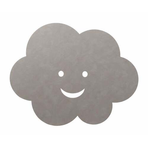 LIND DNA Sivo-bež ročno tkana otroška preproga iz eko usnja 70x88 cm Cloud XXL Cloud – Cene