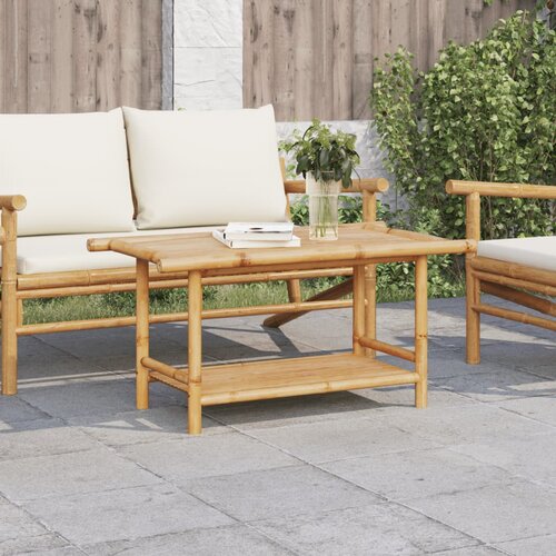 Furnova Klubska mizica 90x50x45 cm bambus, (21915093) Slike