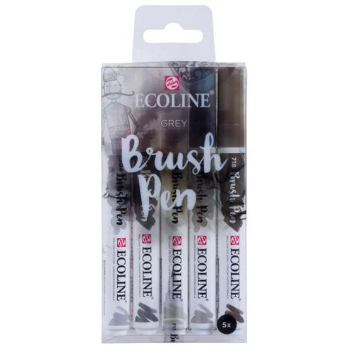 Royal Talens talens ecoline, marker, set, grey, 5K Cene