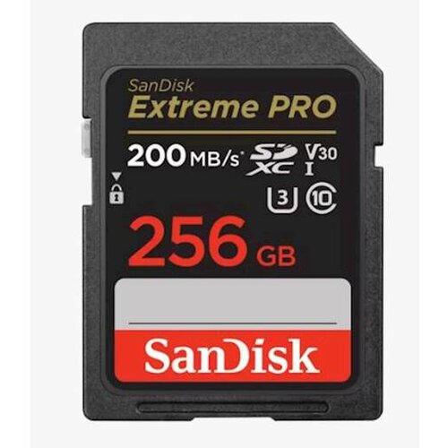 Sandisk Extreme PRO SDXC UHS-I 256GB memorijska kartica Slike
