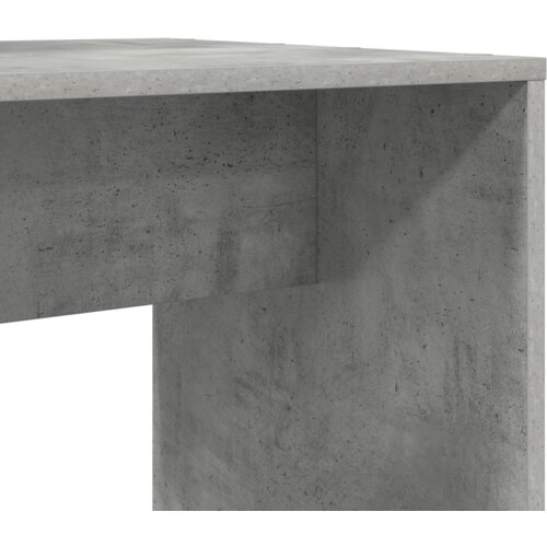 vidaXL Stol s policom Beton siva 138.5 x 55 x 143 cm Konstruirano drvo Cene