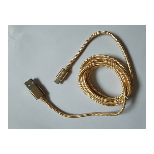 X Wave USB kabl TIP-C/USB 3.0 (tip A-muški)-USB 3.1 (TIP C-muški) /dužina 2m/3A/Aluminium /zlatni upleteni ( USB TIP-C 2m 3A Al /gold mesh ) USB TIP-C 2m 3A Al /gold mesh Cene
