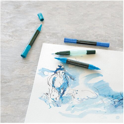  OBOSTRANI AKVAREL 20BOJA ALBRECHT D&amp;Uuml;RER FABER CASTELL 160320 SORTIRANO Slike