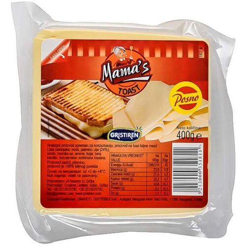 Mamas Biljni sir toast posni 400g Cene