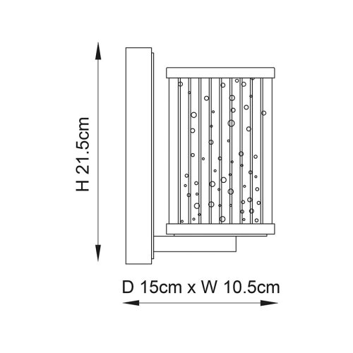  Endon 76259 - Zidna svetiljka EASTON 1xE14/6W/230V sjajni hrom Slike