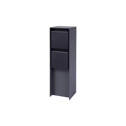 Bold Abano vanjska vrtna utičnica (utičnica stup) s 2-smjernim utikačem u antracit boji (IP44 vanjski energetski stup, 3680 watta, kvadrat, jednostavan za instalaciju) 11022 vrtna utičnica 2-s... Cijene