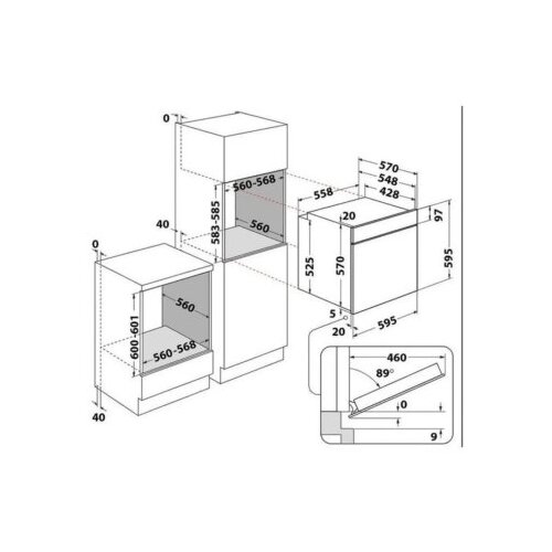 Indesit Ugradna rerna Indesit IO 2350H X Slike
