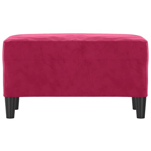  Klupa crvena boja vina 70 x 35 x 41 cm bar&amp;scaron;unasta Slike