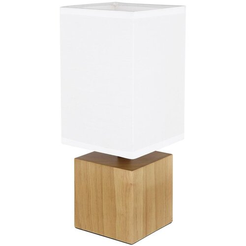 Globo 21628W - Stona lampa VALENTINO 1xE27/7W/230V bela/braon Cene