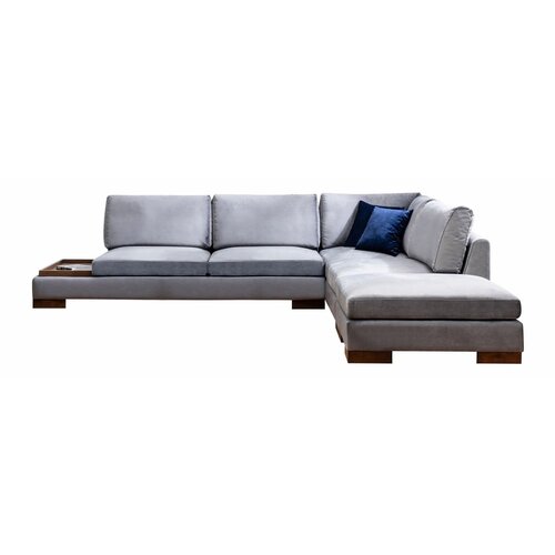 Balcab Home Siva kutna garnitura (s desnim kutom) Tulip &amp;ndash; Slike