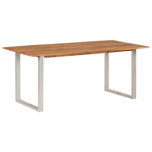 VidaXL Jedilna miza 180x90x76 cm trden akacijev les, (20711033) Slike