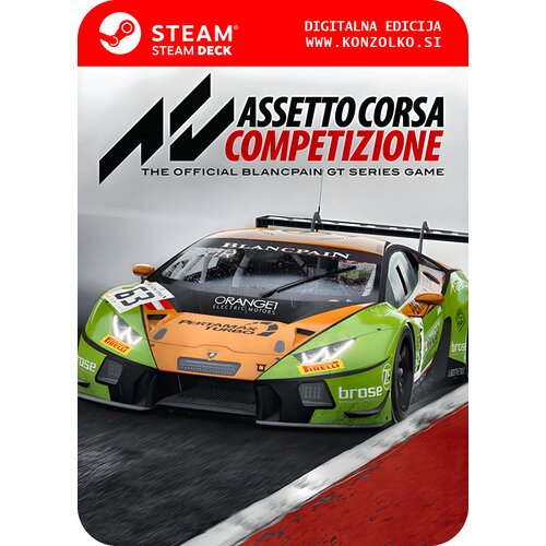  Assetto Corsa Competizione - Steam koda brez &scaron;katlice (WINDOWS PC | STEAM DECK) Cene