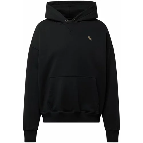 Abercrombie & Fitch Sweater majica 'APAC' svijetlosmeđa / crna