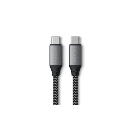 Satechi USB-C to USB-C Short Cable – 25cm – Space Grey