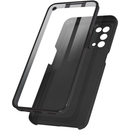 AVIZAR oppo A54 5G in A74 5G integral 360° etui: mehka sprednja stran in trda zadnja stran - crna, (20629754) Cene