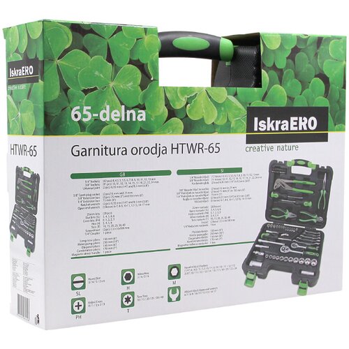 Iskra Garnitura alata HTWR-65, 65 dijela Slike