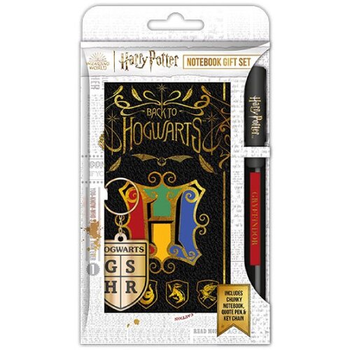 Blue Sky Designs Ltd HARRY POTTER NOTEBOOK DARILNI SET - COLOURFUL CREST Cene