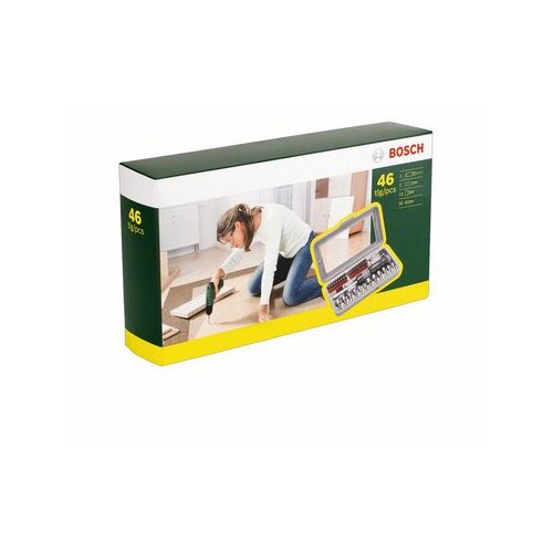 Bosch 46-delni set bitova sa ručnim zavrtačem Slike