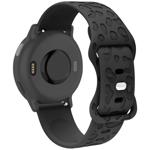 INF Silikonski pa&scaron;ček za uro, kompatibilen z Garmin in Samsung, 18/20mm Black 18 mm, (5000346348) Cene