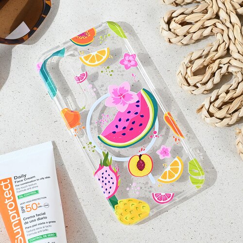  Maska za Samsung Galaxy S23 Summer Fruits Print Magsafe Cene