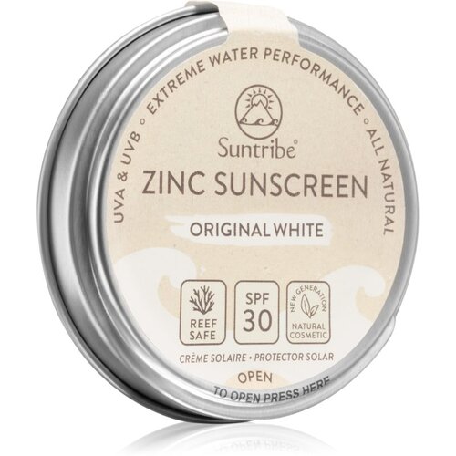 Suntribe Naturkosmetik zinc sunscreen face &amp;amp; sport original white spf 30 - 45 g Slike