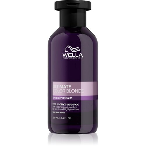 Wella Professionals Ultimate Color Blonde Shampoo &amp;scaron;ampon za neutraliziranje bakrenih tonova za posvijetljenu ili kosu s pramenovima 250 ml Slike
