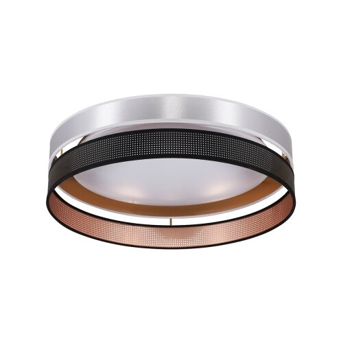  Duolla-LED plafonsko svetlo ROLLER DUO SH. LED/24W/230V prečnik 45 cm srebrna/crna Slike