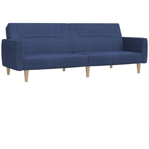 Maison Chic kavč - Sofa - Kanape dvosed z ležiščem modro blago, (21726846) Cene