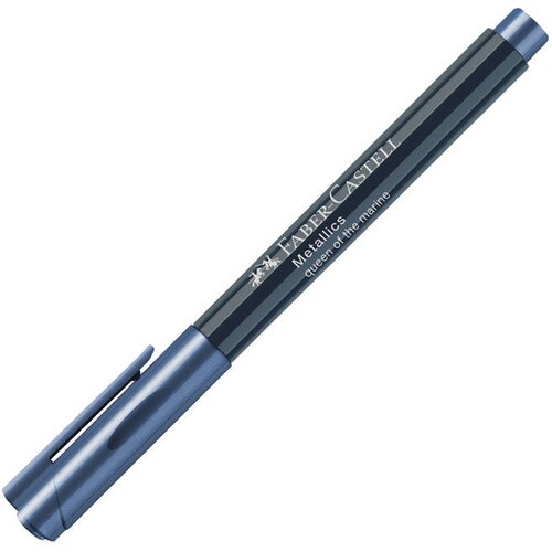  PERMANENTNI 1-2MM METALLIC FABER CASTELL 160753 METALIK TEMNO MODRI Slike