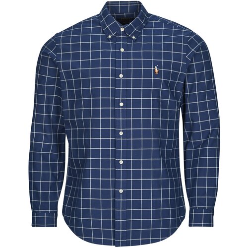 Polo Ralph Lauren CHEMISE COUPE DROITE EN OXFORD Tamno plava Cene