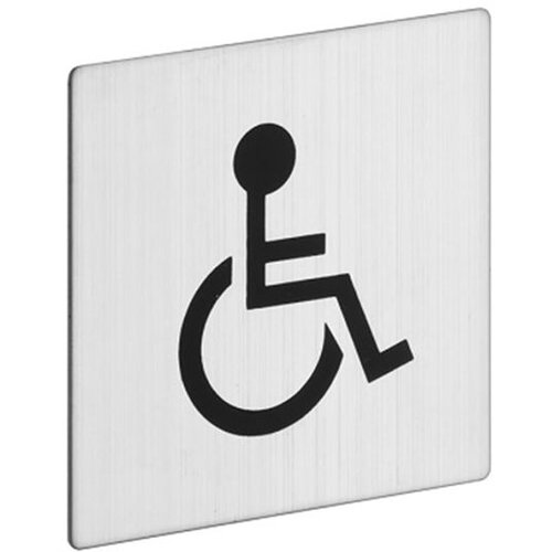  Kvadratni znak WC za Invalide 80 mm Cijene