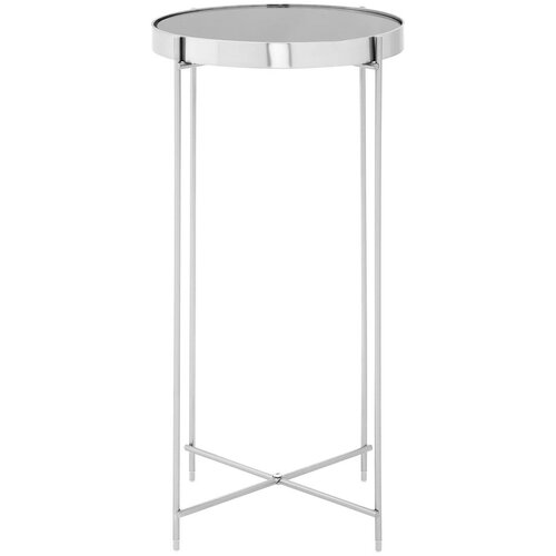 Premier Housewares Okrugli pomoćni stol sa staklenom pločom stola &amp;oslash; 33 cm Allure &amp;ndash; Slike