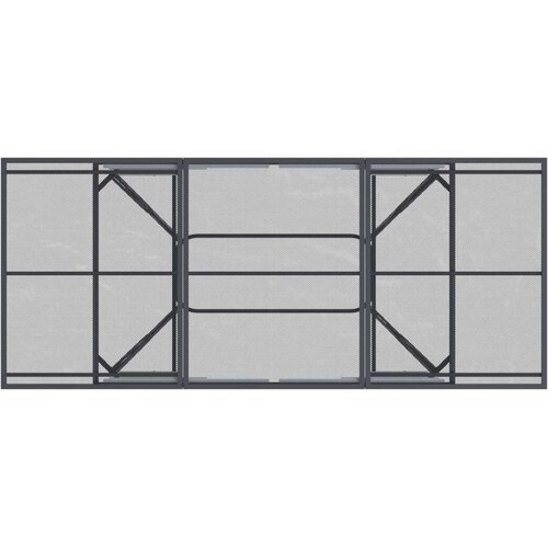  Vrtni set za objed 9 pcs Antracit 212 x 90 x 76 cm - 8-mjesta Slike