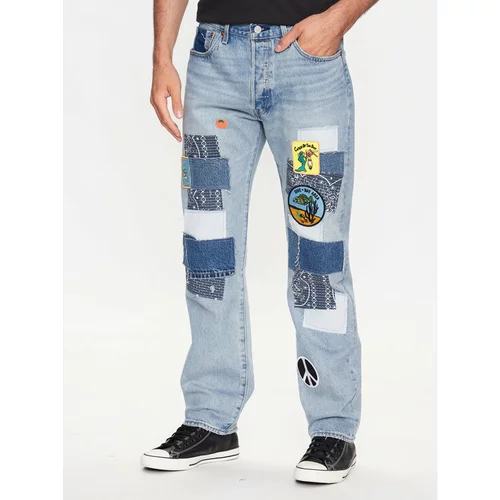 Levi's Jeans hlače 501® 00501-3467 Modra Regular Fit