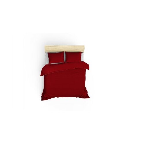 Lessentiel Maison premium satenska posteljina stripe claret red v2 Cene